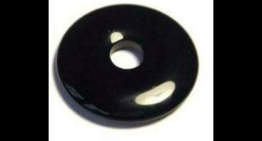 Ruben Robijn Obsidiaan zwart donut 30 mm