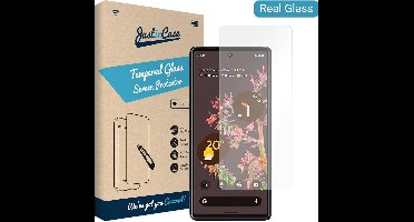Just in Case screenprotector geschikt voor Google Pixel 6a - Screenprotector Gehard Glas