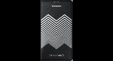 Samsung Flipcover Moschino Peace voor Samsung N9005 Galaxy Note III - Wit/Zilver