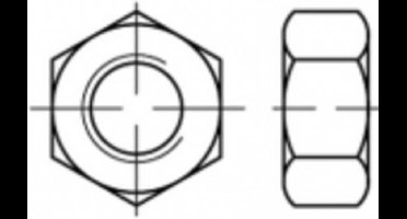 TOOLCRAFT TO-5416716 Zeskantmoeren M2 ISO 4032 Staal Galvanisch verzinkt 1000 stuk(s)