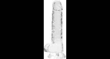 Bang It - Dildo met zuignap voor vrouwen - Realistische dildo’s voor mannen - Anaal - 18 cm - Transparant