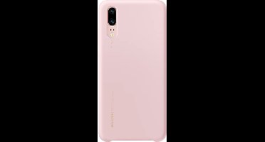Huwei Silicon Case Hoesje voor Huawei P20 - Roze