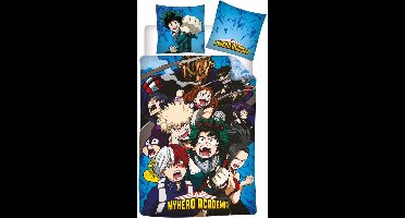 My Hero Academia Dekbedovertrek, Izuku - Eenpersoons - 140 x 200 cm - Katoen
