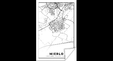 Poster Mierlo - Plattegrond - Kaart - Stadskaart - 20x30 cm