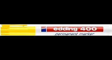 Edding 400 - Permanent marker - ronde punt - 1 mm - Geel