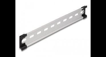 DIN-rail met sleufgaten | 25 x 3,5 x 0,75 cm | aluminium