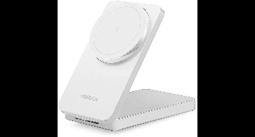 UGREEN 2-in-1 20W Draadloze MagSafe Oplader Smartphone & AirPods Wit