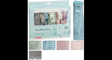 Koopman - Microvezeldoeken Set - Universeel - 5 Stuks - 30x30 cm