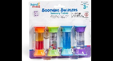 Learning Resources Soothing Swirlers - Sensorische Tubes - Sleutelhangers - 4 stuks - 3+