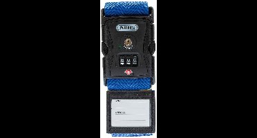 ABUS - Kofferband - Kofferriem - Bagageriem - Cijferslot - 3 Cijfers - met TSA slot - max 192 cm - Blauw