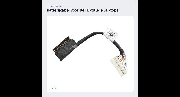 Dailygoods - Batterijkabel voor Dell Latitude Laptops