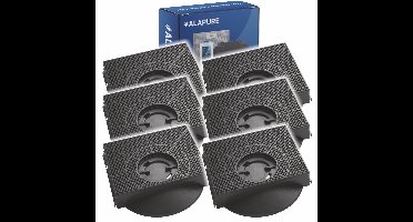 6x Koolstoffilter voor Balay 649991 / 00649991