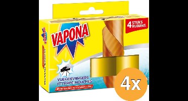 4x Vapona Vliegenvangers (4 stuks)