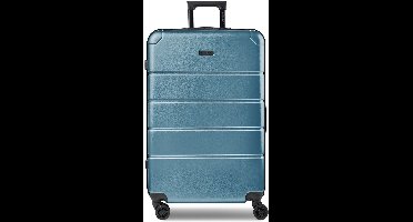 Police Dublin 4 wielen Trolley L 75 cm met uitbreidingsplooi - Harde bagage - Combinatieslot - ice blue