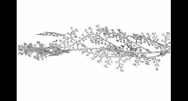 Slinger Buds Glitter Zilver 180cm Kunsts Tof