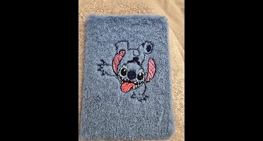 Stitch schrift blauw