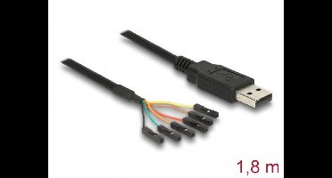 Delock USB 2.0 to Serial TTL Converter with 6 pin header female separately 1.8 m (5 V)