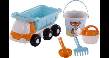 Cavallino Strand Kiepwagen met Emmerset Blauw, 5dlg.