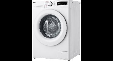 LG - Wasautomaat 11kg A-10% 1400trn CottonTurbo Steam White door