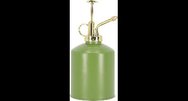 Esschert Design plantenspuit/vernevelaar - olijfgroen/goud - 19.5 cm