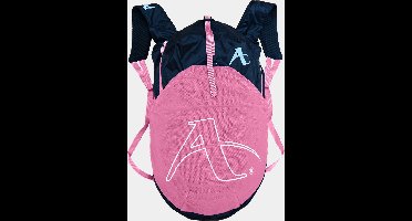 Arawaza Stowaway opvouwbare rugzak | 18 L | Zwart / Roze