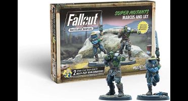 Fallout: Wasteland Warfare - Super Mutants: Marcus and Lily - Uitbreiding - Modiphius Entertainment - Ongeschilderd