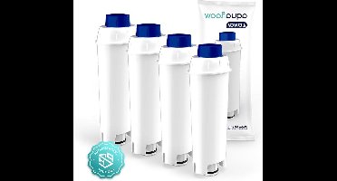 Aquafloow LONGI 4x Waterfilter voor Koffiezetapparaat Vervanging voor DLSC002 SER3017 & 5513292811 | ECAM ESAM ETAM Series | Zorg en Bescherming voor Koffiemachines waterfilter