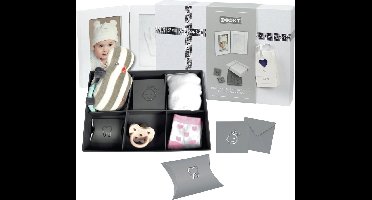 Dooky 2D Baby Hand- en Voetafdruk Lijst met Memory Box – Foto en Klei Afdrukken – Huidvriendelijk & Eenvoudig te Maken – Kraam- of Cadeau Geschenk