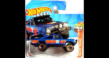 HOT WHEELS '73 JEEP J10 BLUE 91/250 1:64 HW HOT TRUCKS 4/10