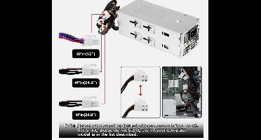 Dell PSU V3910 V3710 8pin 260W Voeding - 5FK7C