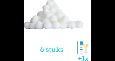 Bestway - Flowclear - Polysphere balletjes voor in zandfilterpomp - 6 stuks - Voordeelverpakking - Inclusief WAYS Testrips (1 stuks) - Geschikt voor Bestway Zandfilterpomp