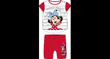 Minnie Mouse pyjama - maat 68 - Disney shortama - rood
