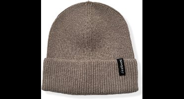 Legend Beanie - eindbaas - Taupe - Lichtgewicht taupe muts