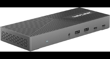 Wavlink USB-C Thunderbolt Docking station met 3 x HDMI + 2 x DisplayPort + 2 x USB-C + 4 x USB-A + Ethernet + Audio - 100W opladen - Geschikt voor laptops en alle MacBooks