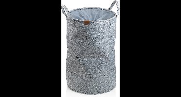 Wasmand met Trekkoord, 33 x 50 cm, Vilt, Rond, Licht Grijs - Kela | Fay