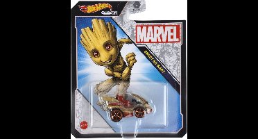 Hot Wheels Go Kart - Marvel Groot raceauto - Schaal 1:64 - 7 cm