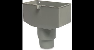 Vergaarbak regenwater PVC-U 80/100 mm grijs type T1
