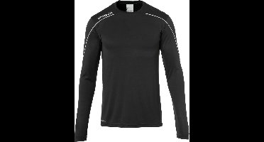 Uhlsport Stream 22 Voetbalshirt Lange Mouw Heren - Zwart / Wit | Maat: 2XL