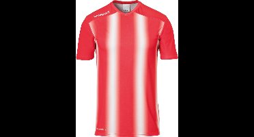 Uhlsport Stripe 2.0 Shirt Korte Mouw Kinderen - Rood / Wit | Maat: 116