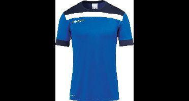 Uhlsport Offense 23 Shirt Korte Mouw Kinderen - Royal / Marine / Wit | Maat: 128