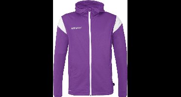 Uhlsport Squad 27 Jas Met Kap Heren - Purple / Wit | Maat: 4XL