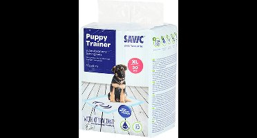 SAVIC puppy trainerpads XL 90 x 60 sterk absorberend MET ANTRACIET .Voor zindelijkheidstraining , oude honden of honden die niet buiten kunnen