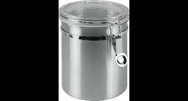 Metaltex - Voorraadbus met Clipsluiting - 1,3 l - RVS
