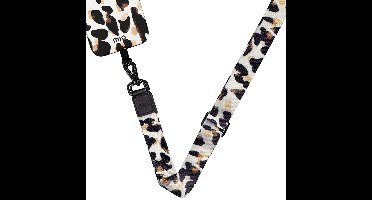 Mio by Mobilize Nylon Universeel Telefoonkoord Verstelbaar - Leopard