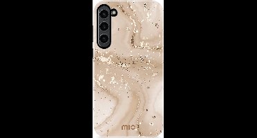 MIO MagSafe Samsung Galaxy S23 Hoesje | Hard Shell Back Cover | Geschikt voor MagSafe | Gold Marble