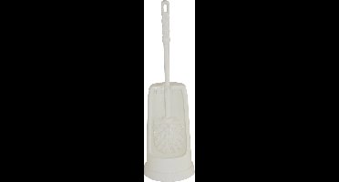 Toiletgarnituur speelgoed set - wit kunststof speelfiguur.