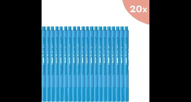 20x Balpen Schneider Slider Edge XB 1 - 4mm lichtblauw