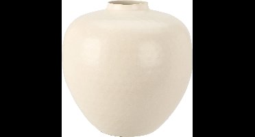 Home&Styling-vaas-buikvaas-off white-19,5 cm hoog