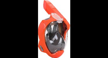 Atlantis Poseidon Snorkelmasker - Snorkel - Duikbril - Snorkelset - Full Face Masker - Volwassenen - Oranje - L/XL