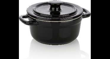 Oven Braadpan, Ø 14 cm, Keramiek, Zwart - Kela | Malin